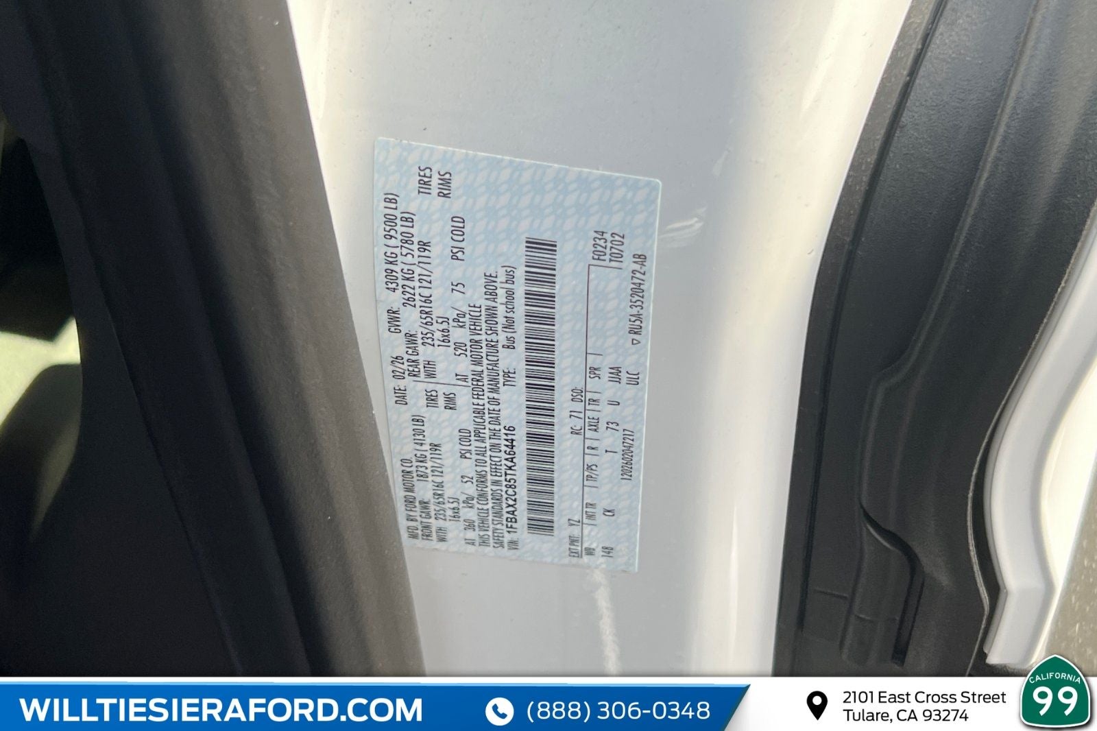 2026 Ford Transit-350 XLT
