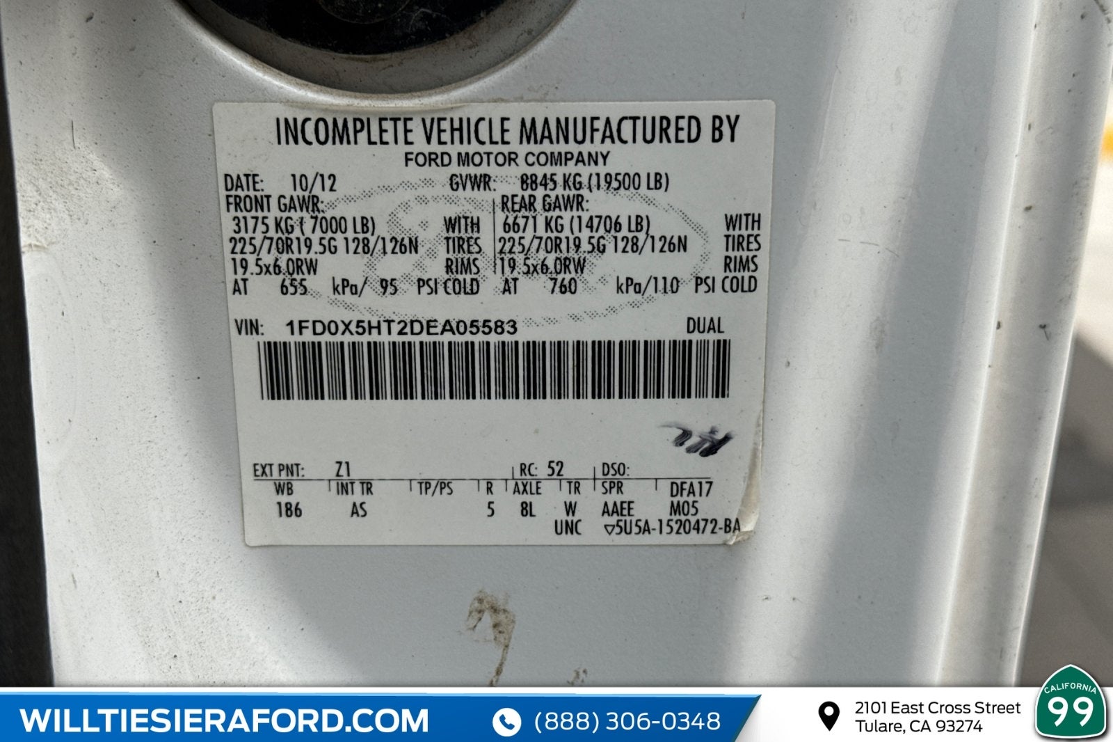 2013 Ford F-550SD XL DRW