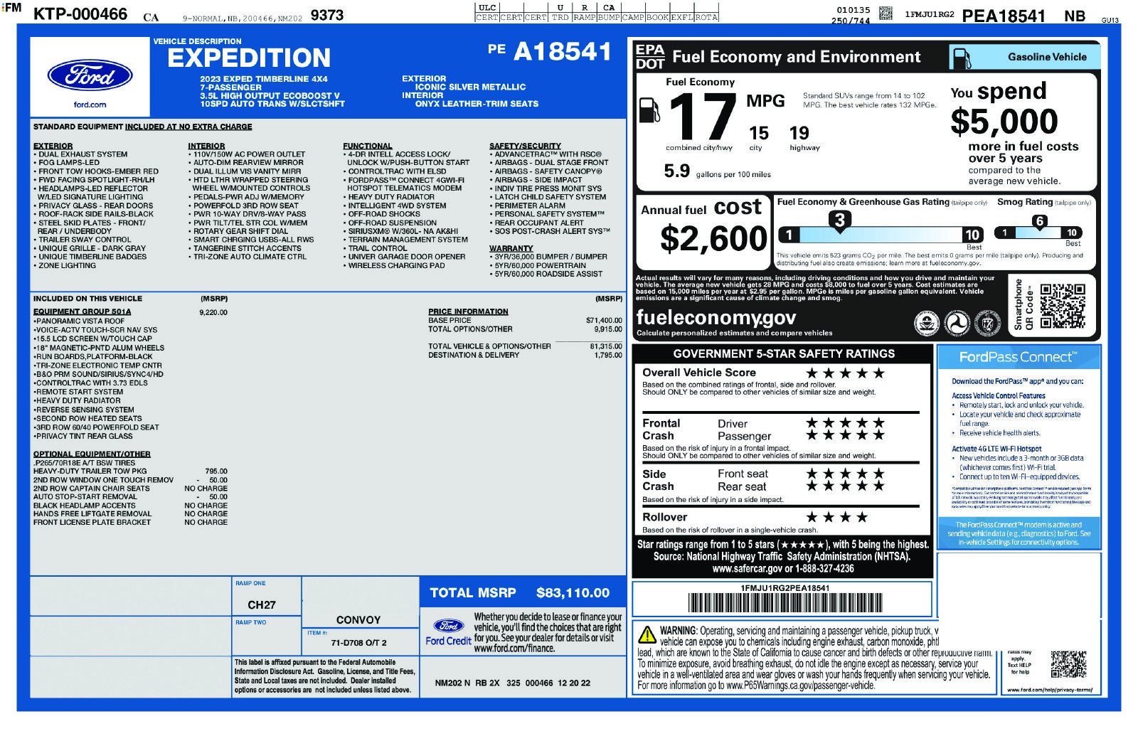 2023 Ford Expedition Timberline