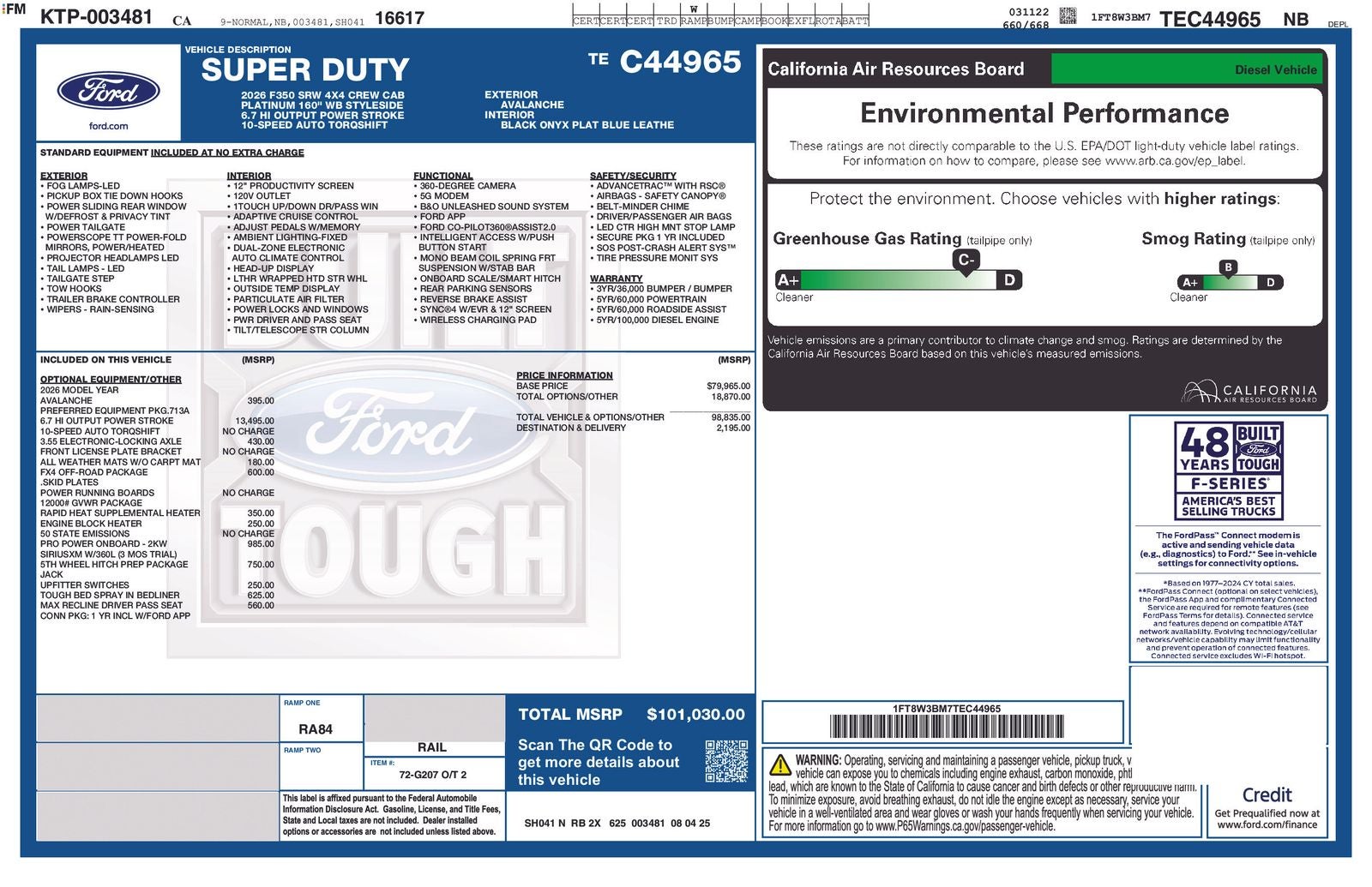 2026 Ford F-350 Super Duty Platinum - Photo 19