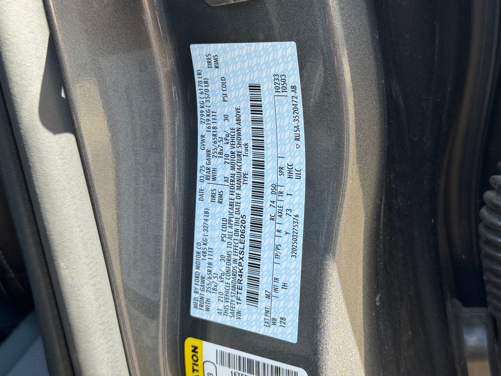 2025 Ford Ranger Lariat