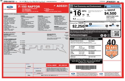 2018 Ford F-150 Raptor