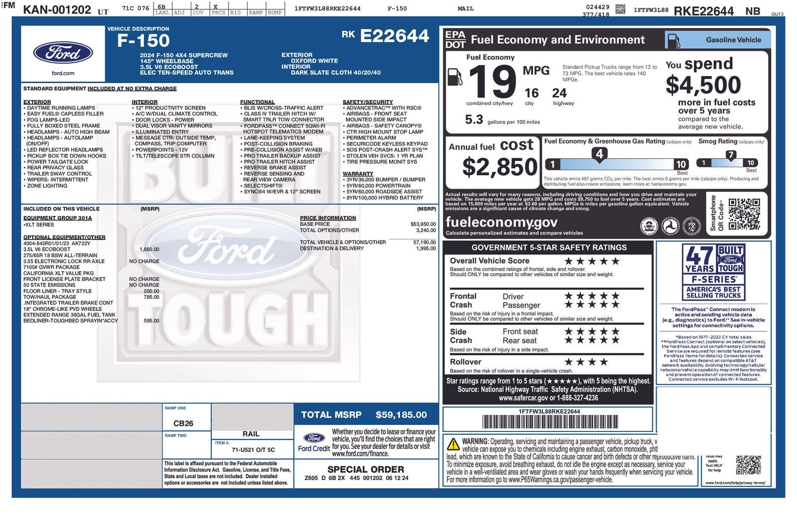 2024 Ford F-150 XLT