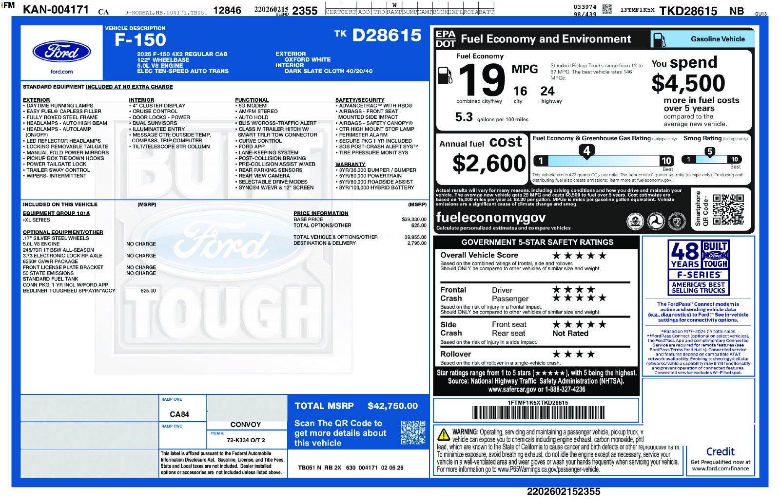 2026 Ford F-150 XL