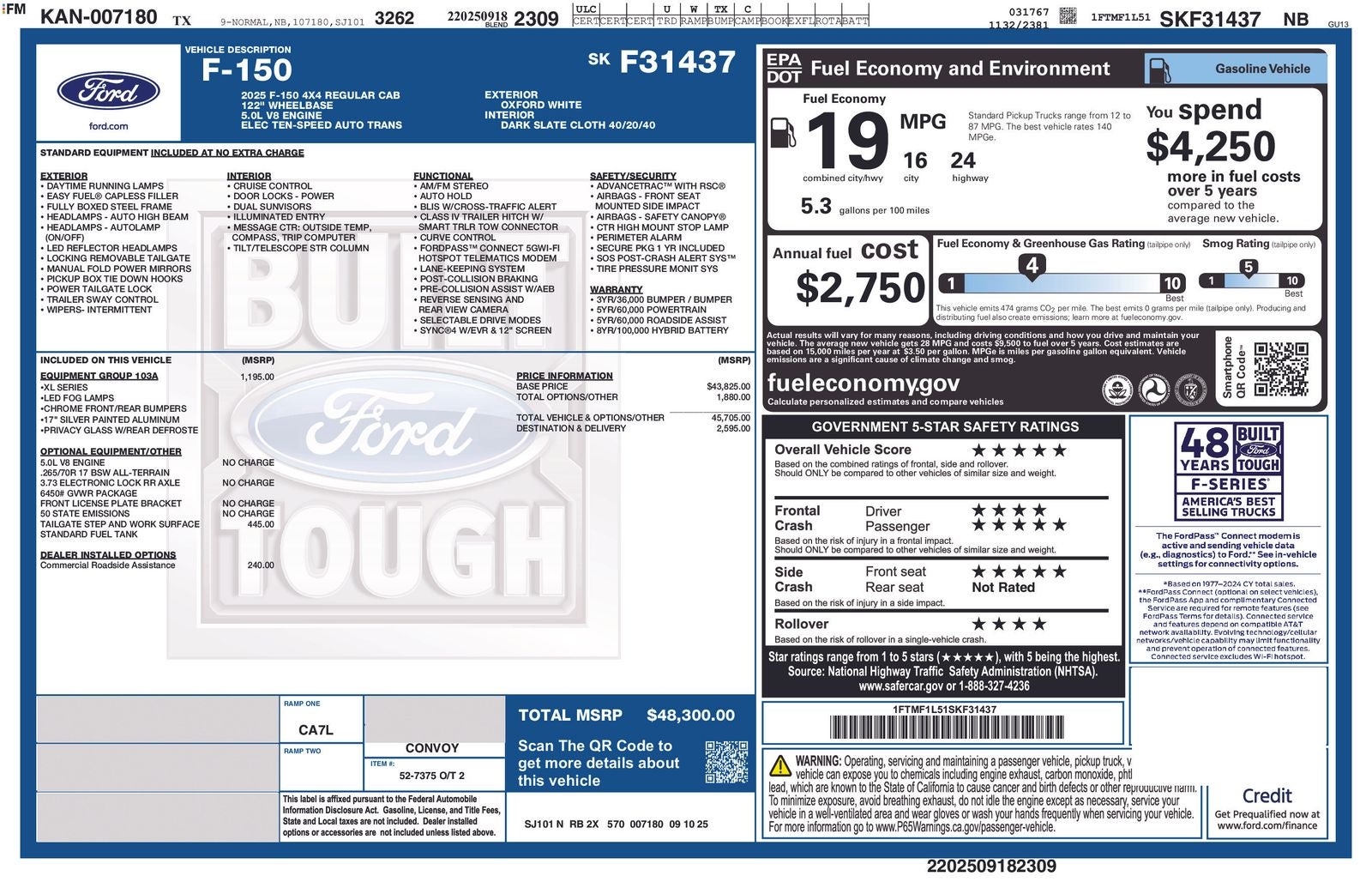 2025 Ford F-150 XL