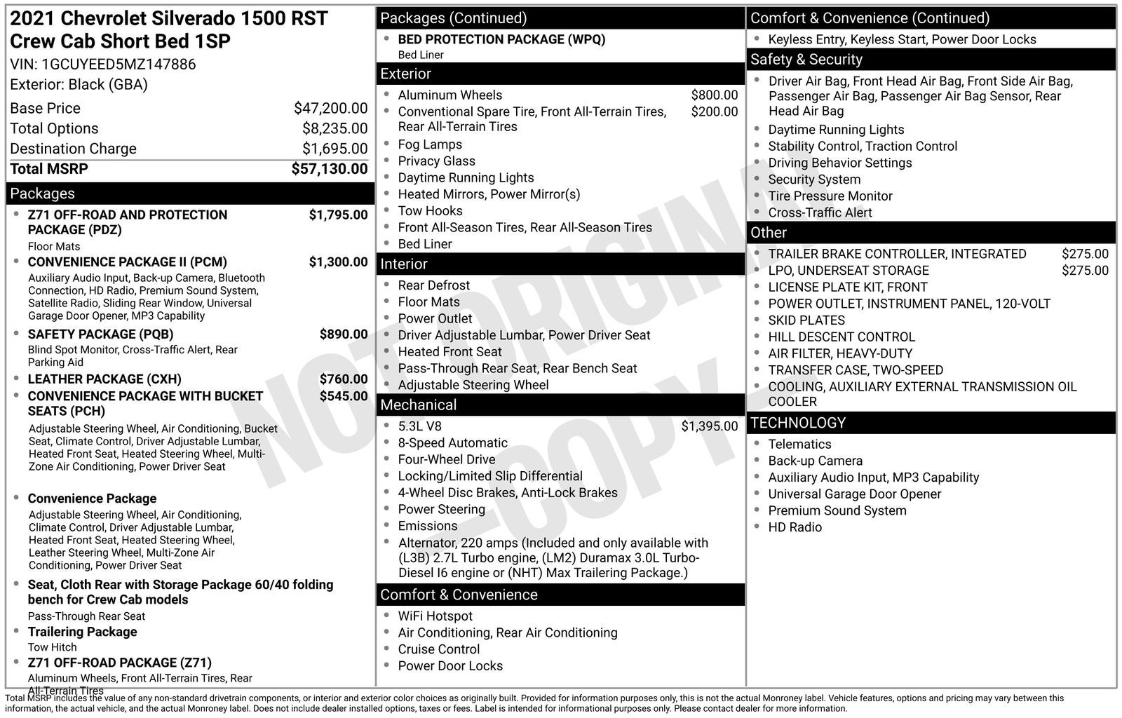 2021 Chevrolet Silverado 1500 RST