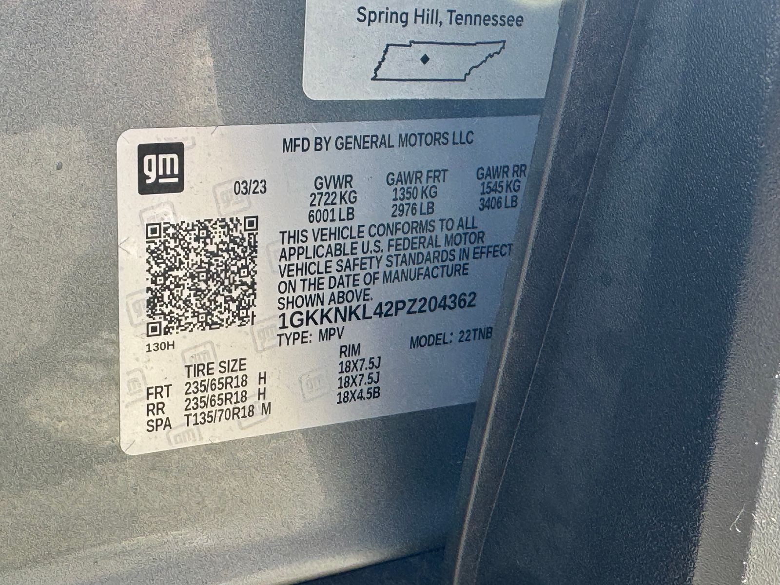 2023 GMC Acadia SLE