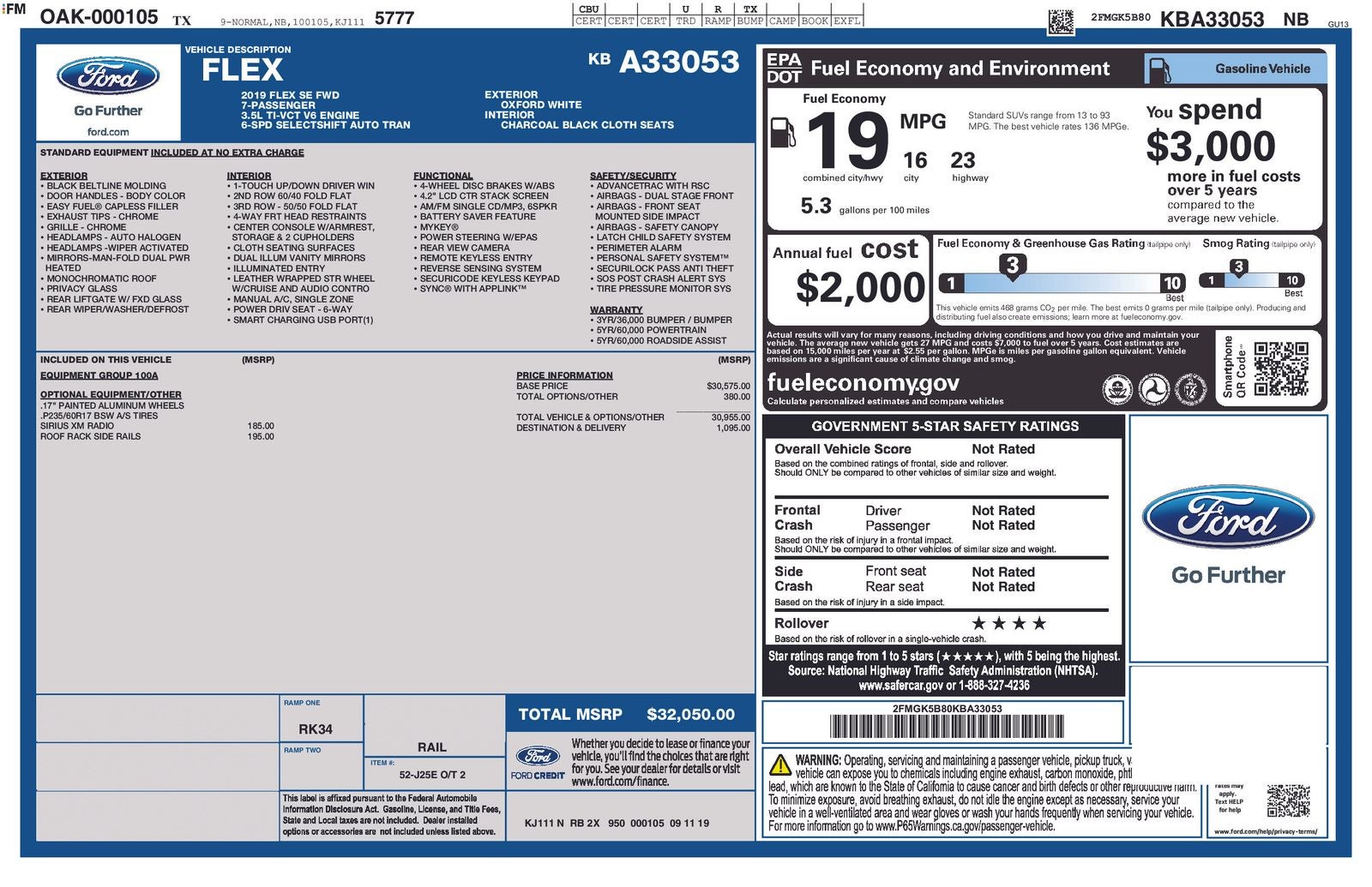 2019 Ford Flex SE
