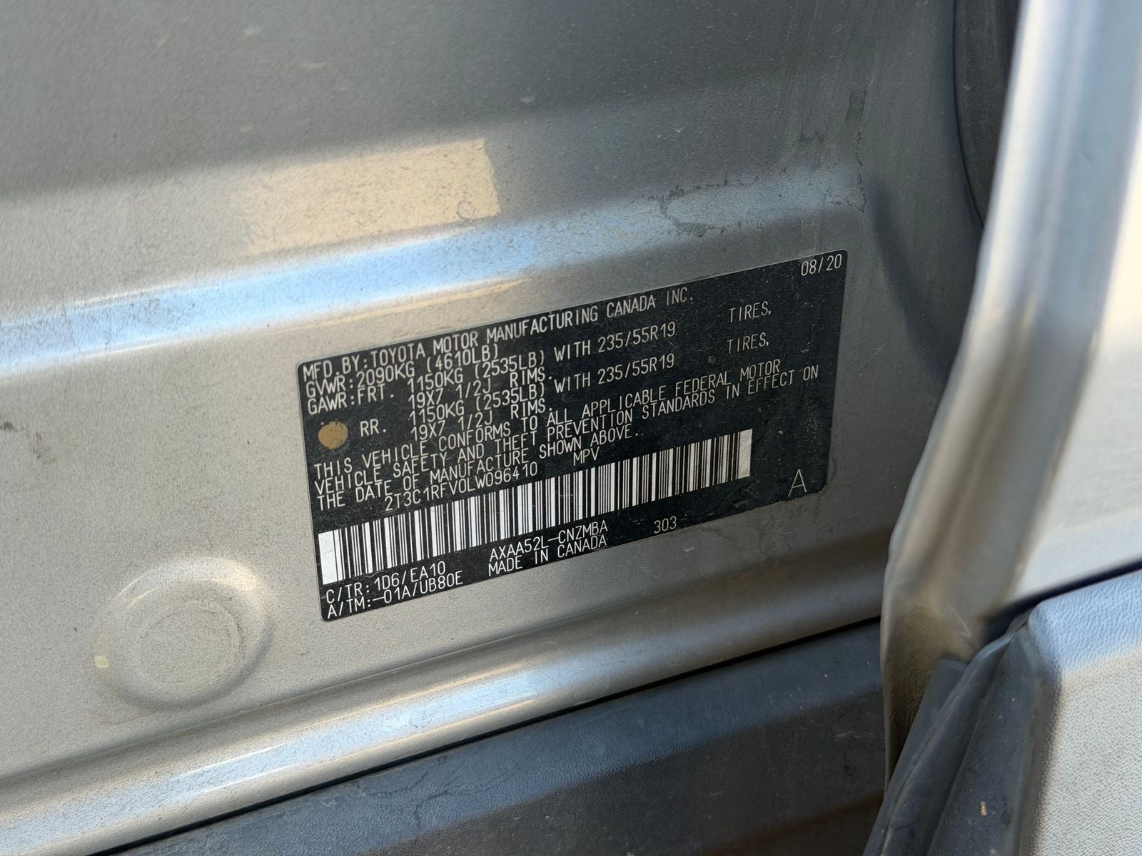 2020 Toyota RAV4 XLE Premium