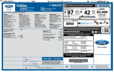 2017 Ford Fusion Energi Platinum