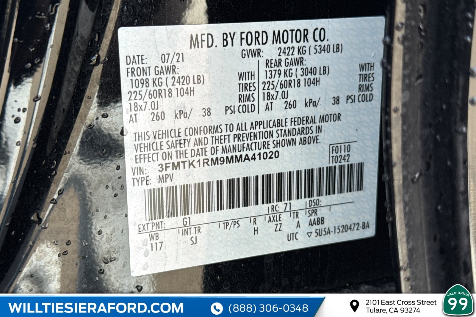 2021 Ford Mustang Mach-E Select