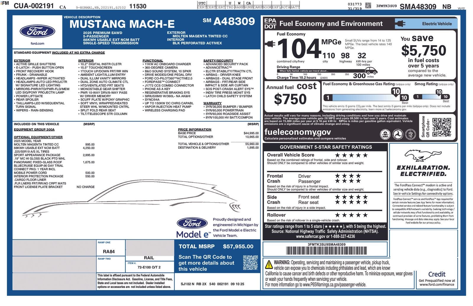 2025 Ford Mustang Mach-E Premium - Photo 33