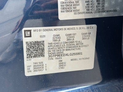 2020 GMC Sierra 1500 AT4