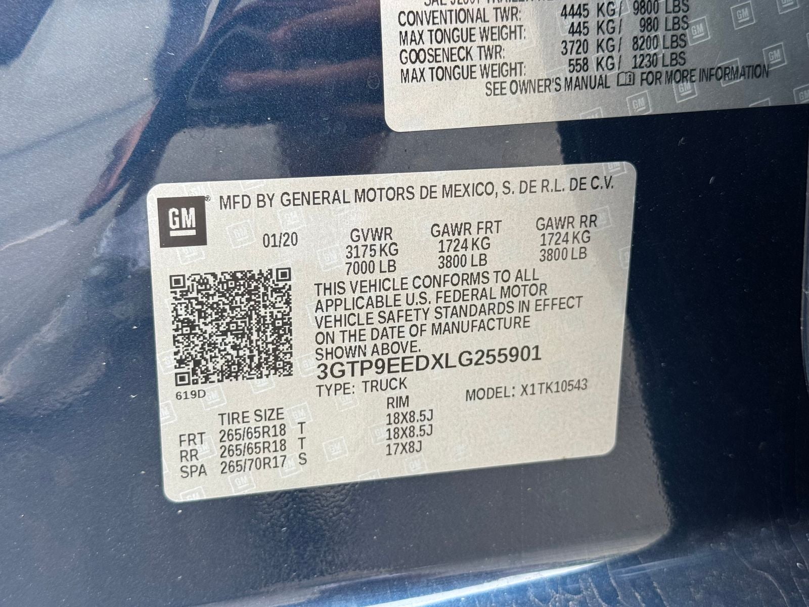 2020 GMC Sierra 1500 AT4