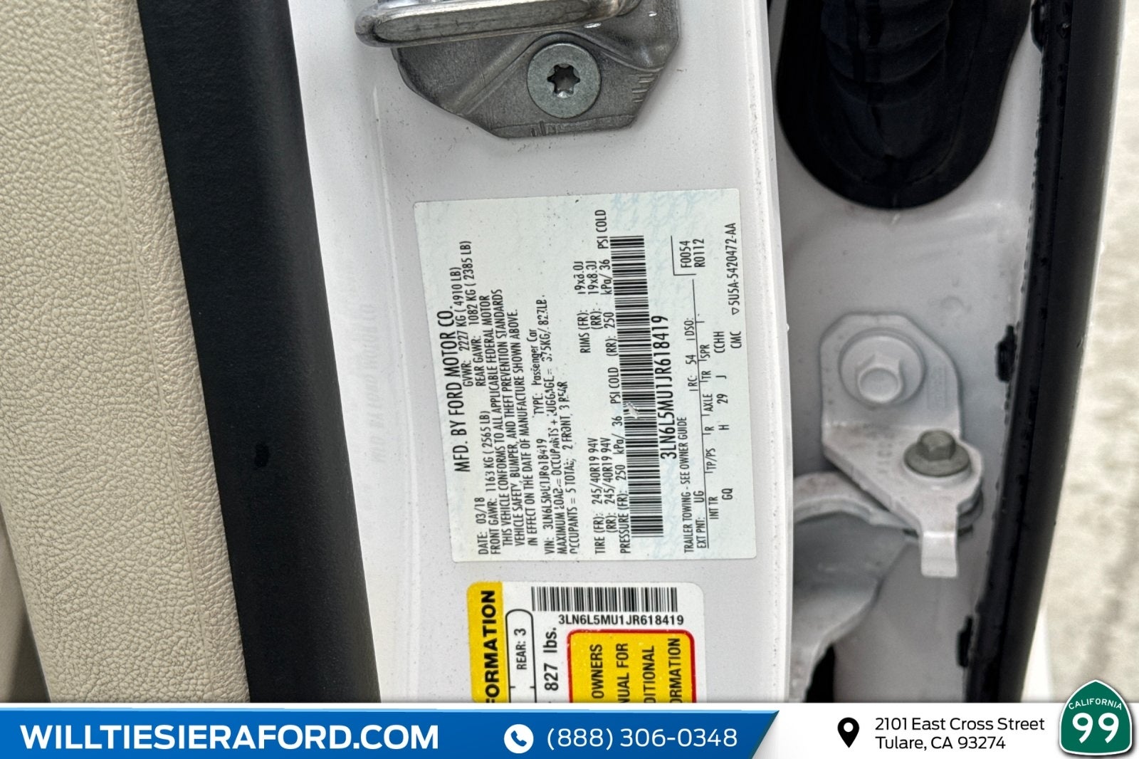 2018 Lincoln MKZ Hybrid Reserve