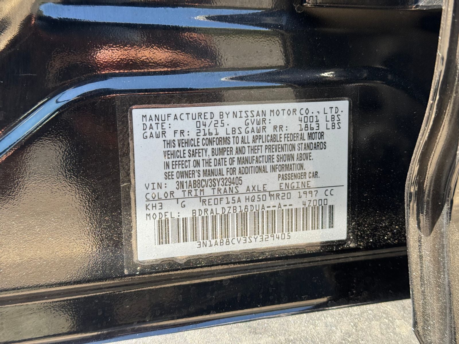2025 Nissan Sentra SV