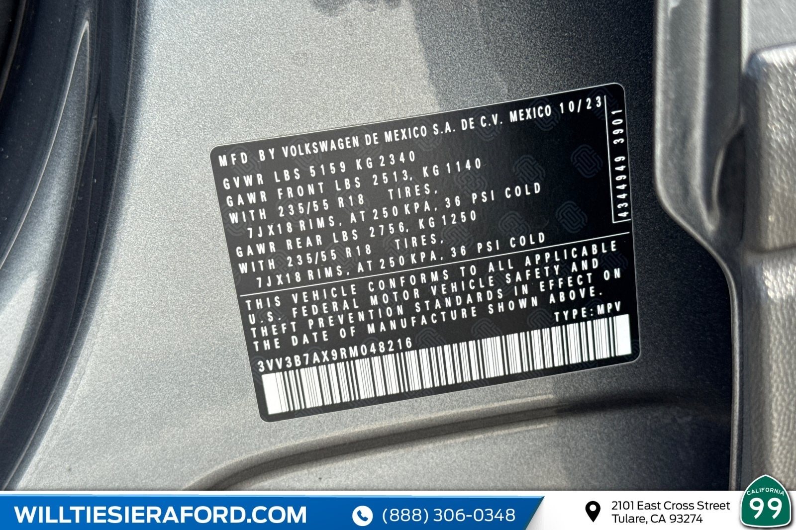 2024 Volkswagen Tiguan 2.0T SE