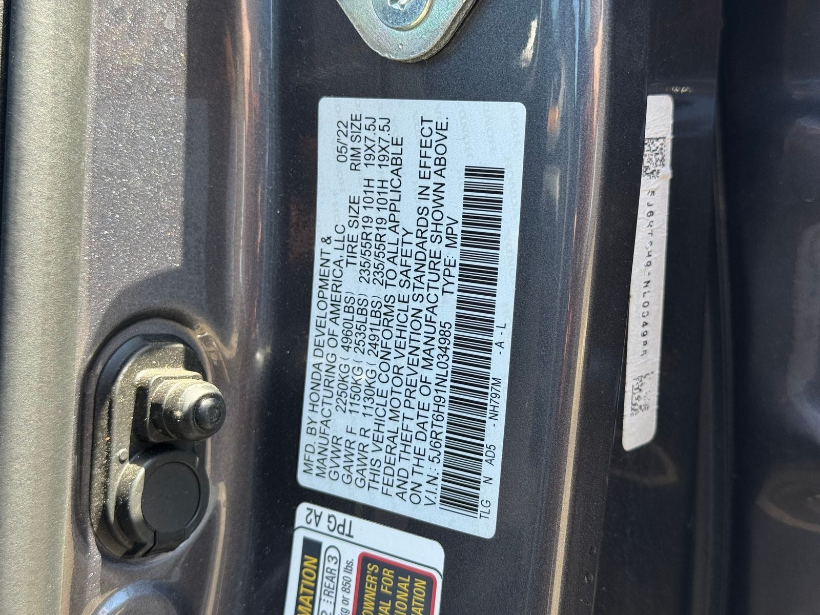 2022 Honda CR-V Hybrid Touring