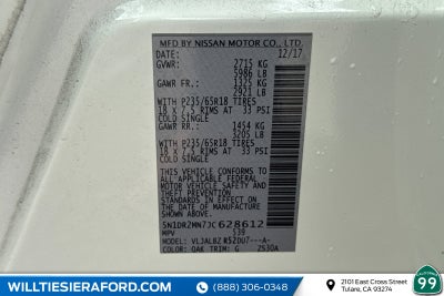 2018 Nissan Pathfinder S