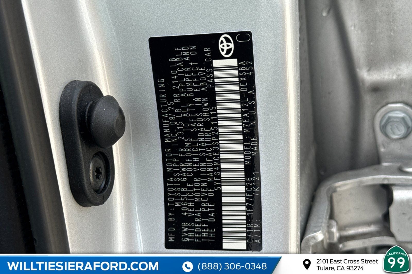 2025 Toyota Corolla SE