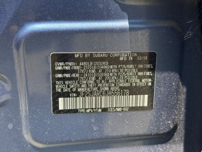2018 Subaru Forester 2.5i Limited