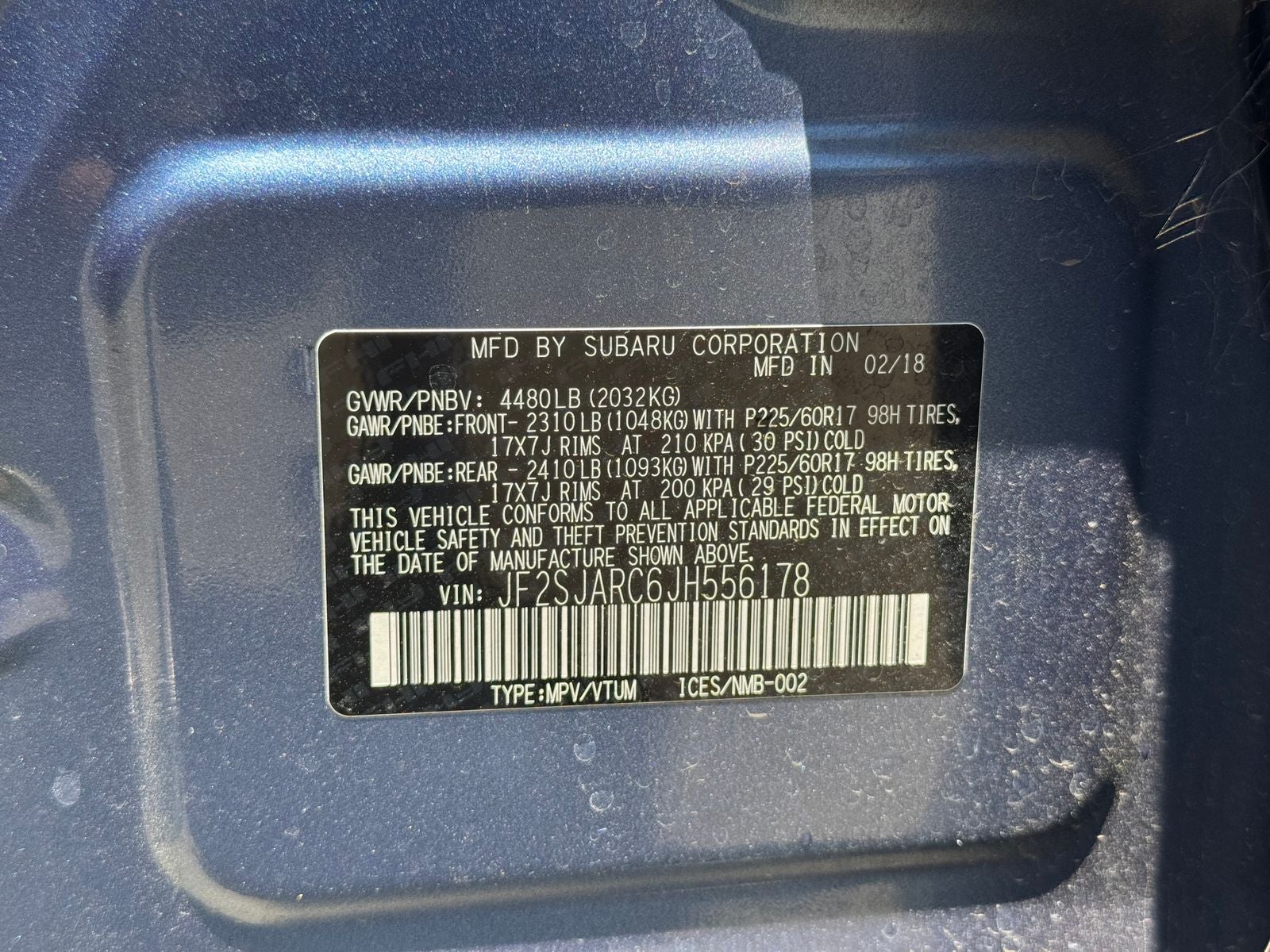 2018 Subaru Forester 2.5i Limited