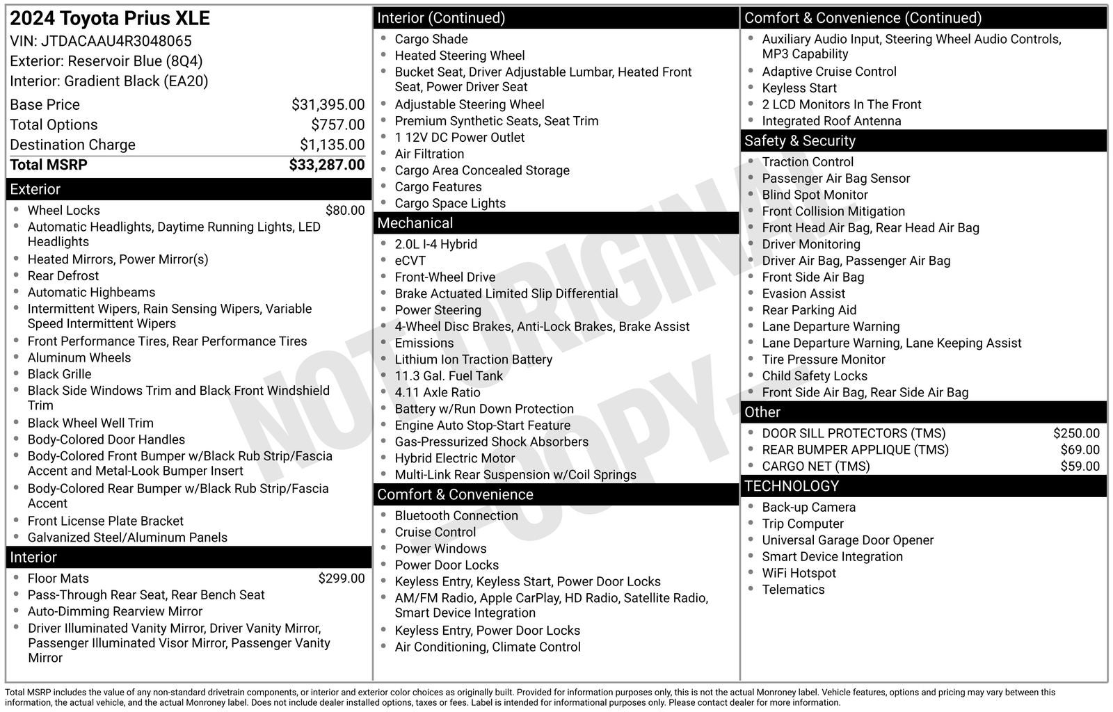 2024 Toyota Prius XLE