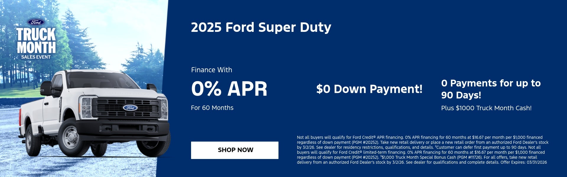 Ford Truck Month Super Duty