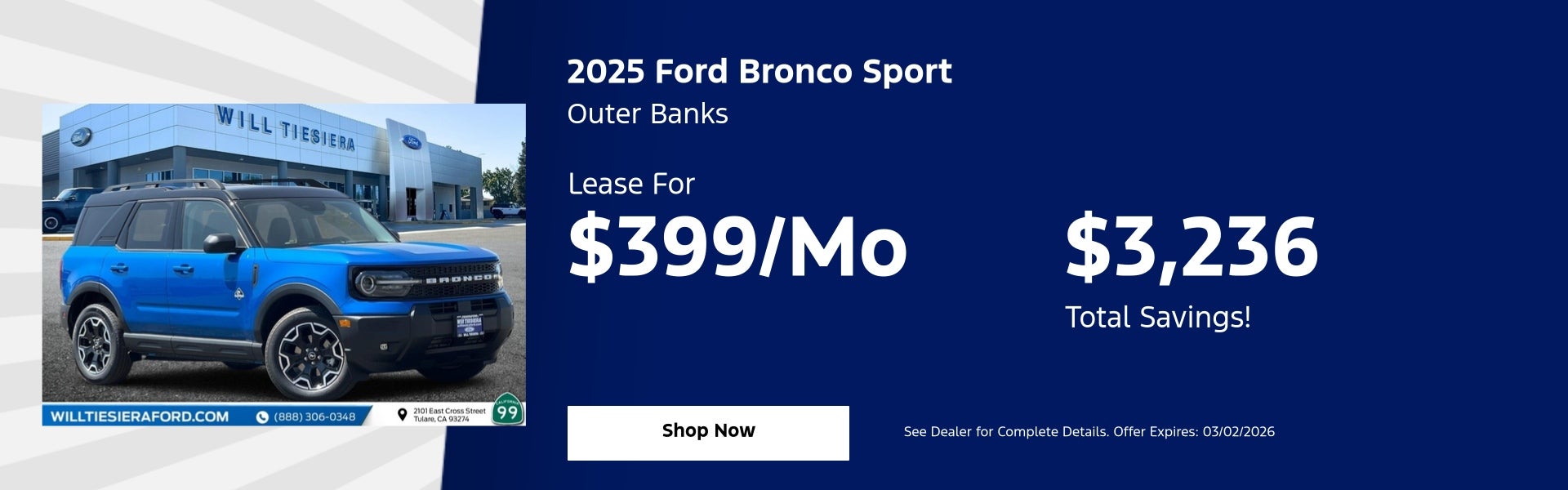 2025 Bronco Sport Outer Banks Special
