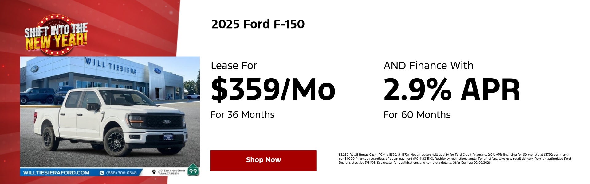 2025 Ford F-150 Offers