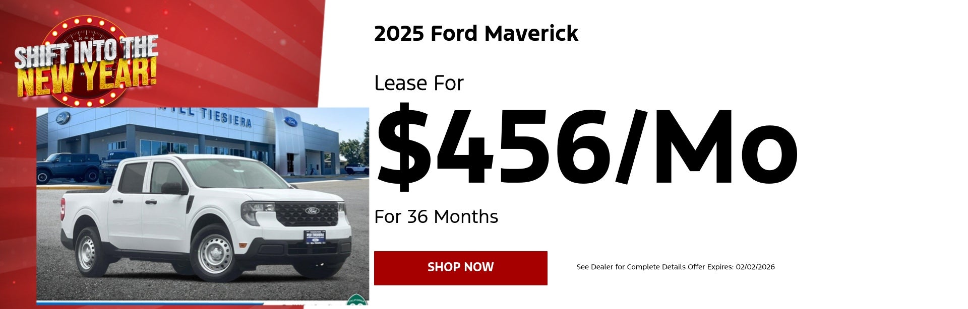 2025 For Maverick Lease Offer