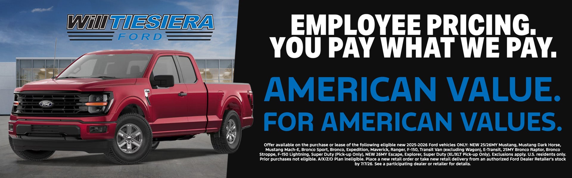 Employee Pricing!